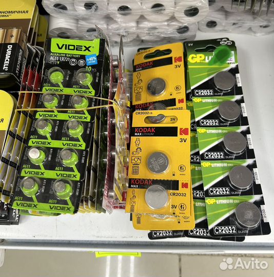 Скотч, батарейки