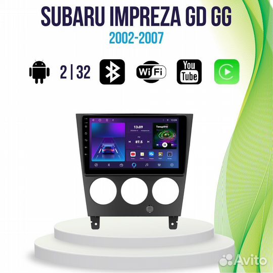 Магнитола Topway Subaru Impreza GD GG 4/64