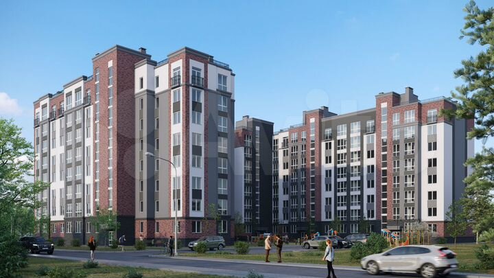 2-к. квартира, 63,9 м², 7/8 эт.