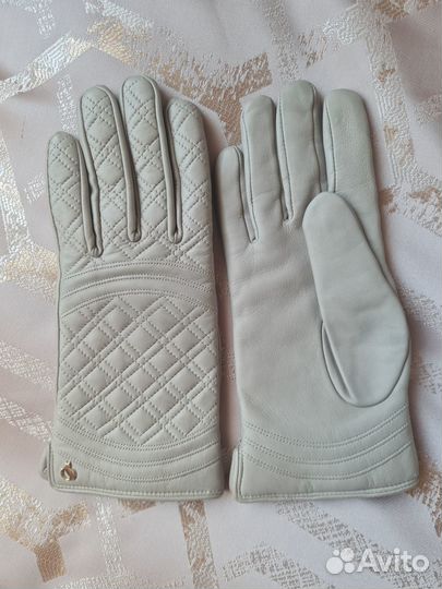 Перчатки женские кожаные 7.5 размер