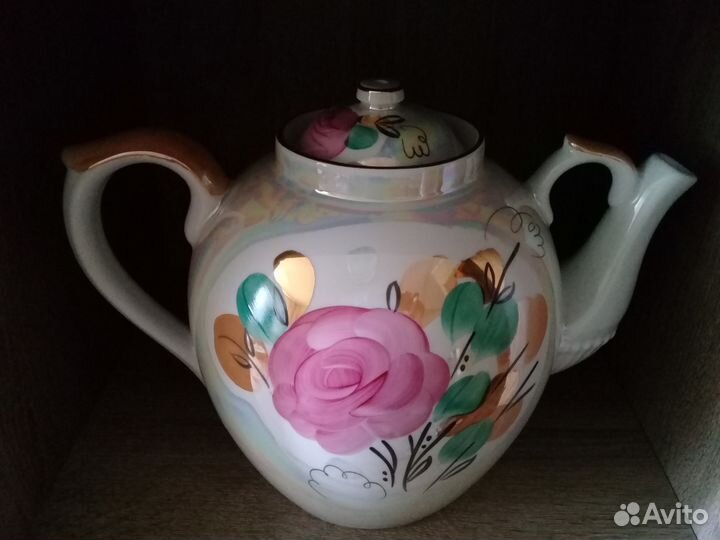 Дулёво фарфор Чайник Русский 4.5 л Новый