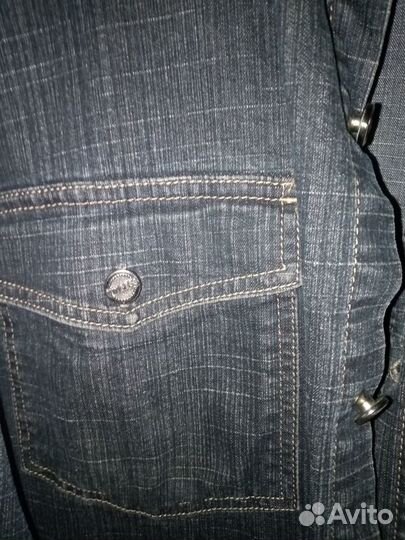 Рубашка джинсовая мужская 54р