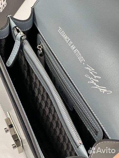 Женская сумка Karl Lagerfeld натуральная кожа