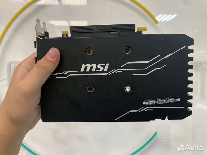 Б/У видеокарта MSI GTX 1660super Ventus XS 6gb