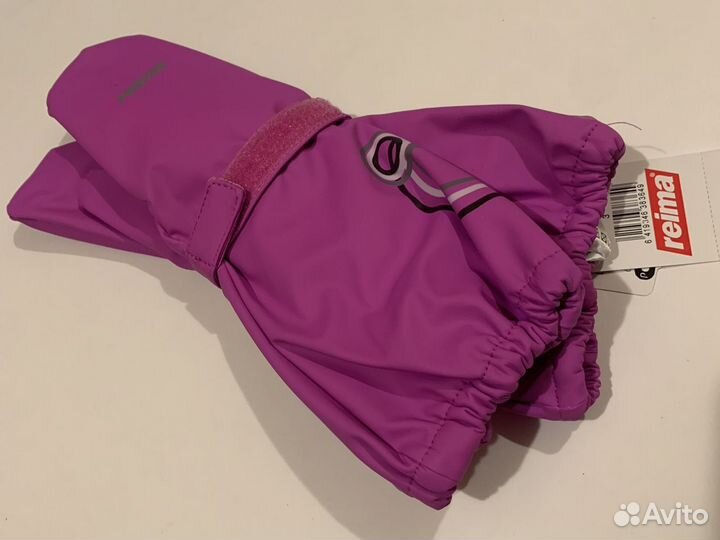 Варежки Рейма демисезонные непромокаемые, розовый