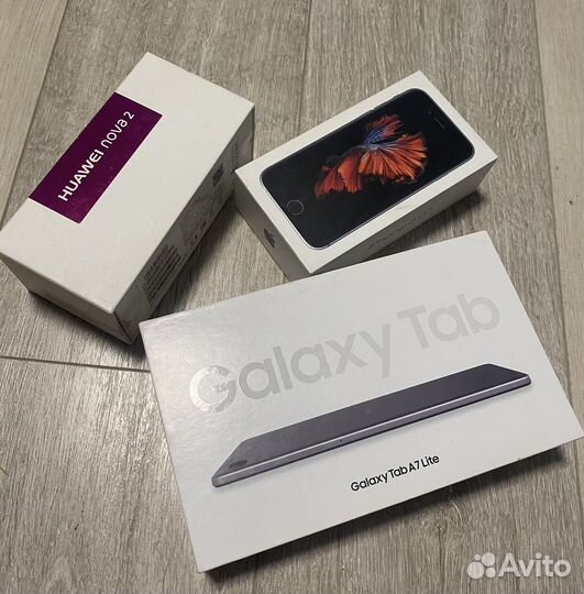 Коробки от телефона, планшета бу