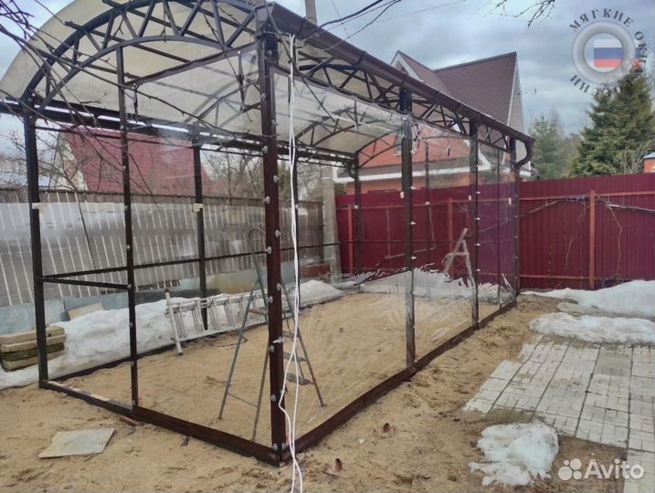 Мягкие окна для беседки