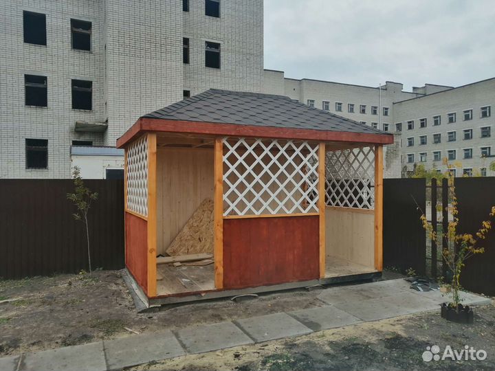 Деревянные беседки