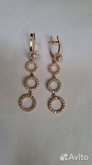 Золотые серьги