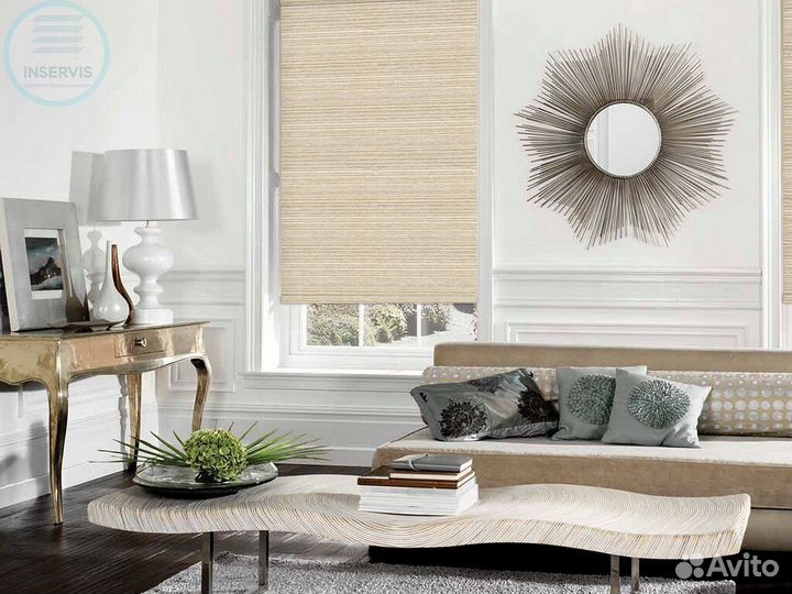 Рулонная штора на окно