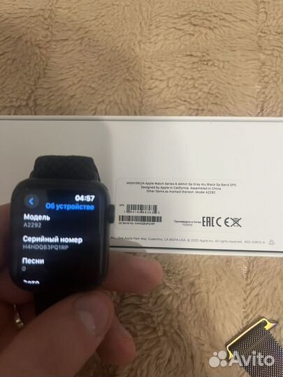 Apple watch serries 6 44mm
