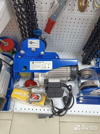 С тележкой таль электрическая TOR PA 250/500 кг