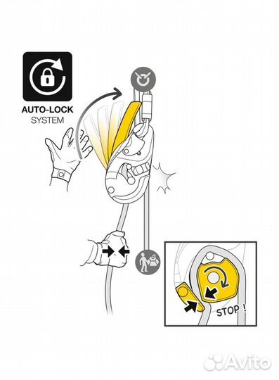 Спусковое устройство petzl RIG