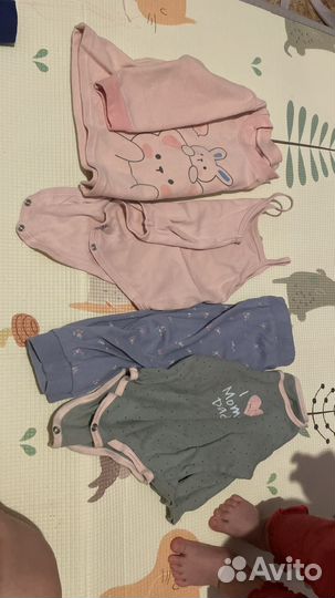 Вещи пакетом на девочку 80