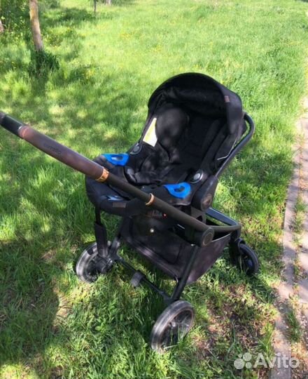 Коляска Carrello Epica 3 в 1. Цвет чёрный