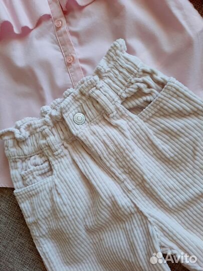 Брюки новые Zara и рубашка 92