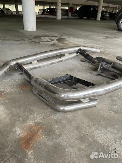 Защита бампера toyota land cruiser 200 - комплект