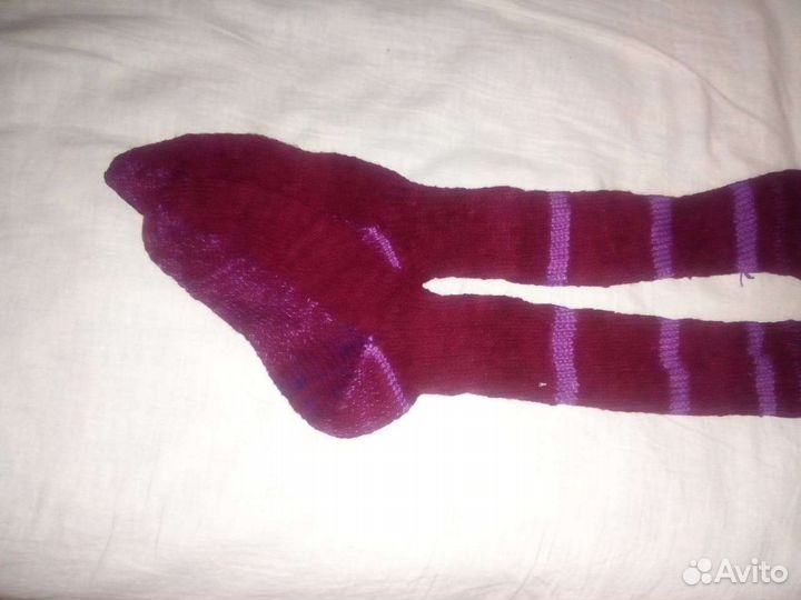 Носки, тапочки вязаные, гольфы