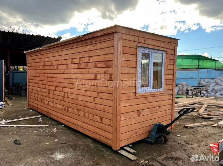 Новые деревянные бытовки