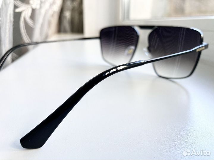 Очки Balenciaga металлические зеркальные