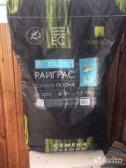 Семена газона райграс