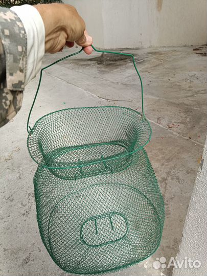 Садок рыболовный металлический новый