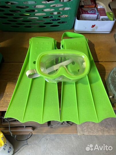 Детские ласты и маска