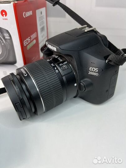 Зеркальный фотоаппарат canon eos 2000d