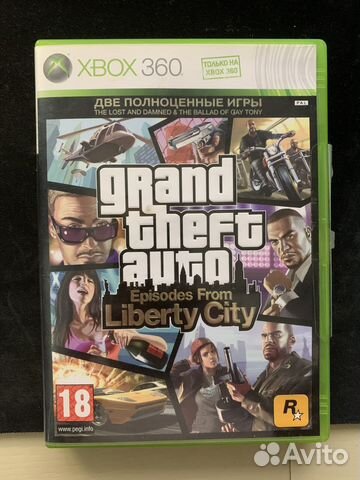 Диск xbox 360 Grand Theft Auto Episodes Лицензия