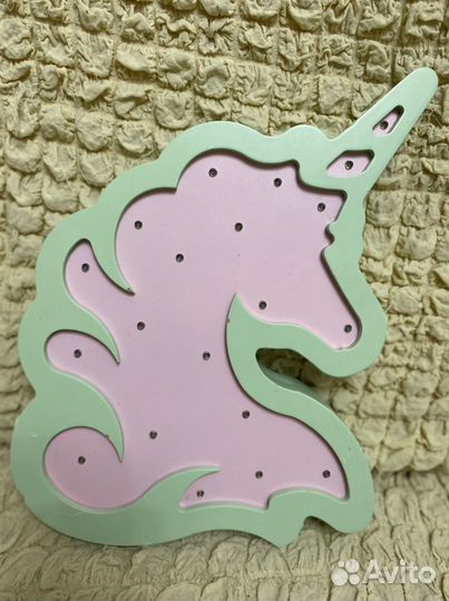 Светильник ночник детский Единорог