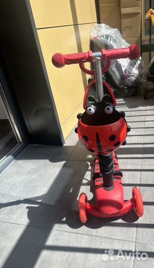 Самокат детский трехколесный бу