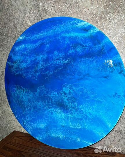 Картина из эпоксидной смолы море