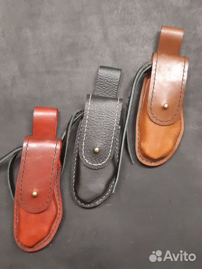 Нож и чехол из натуральной кожи