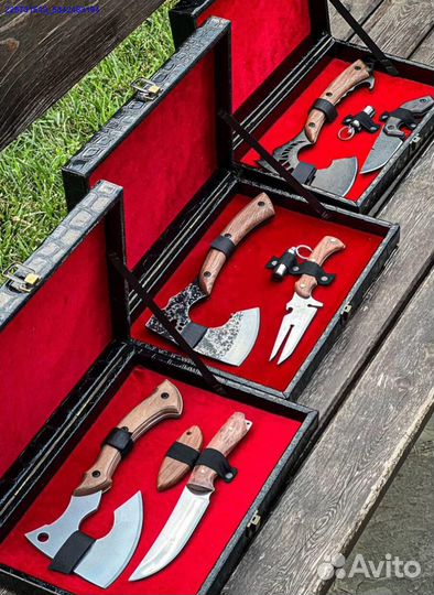 Топор нож подарочный футляр (Арт.37939)