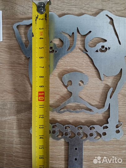 Табличка металлическая