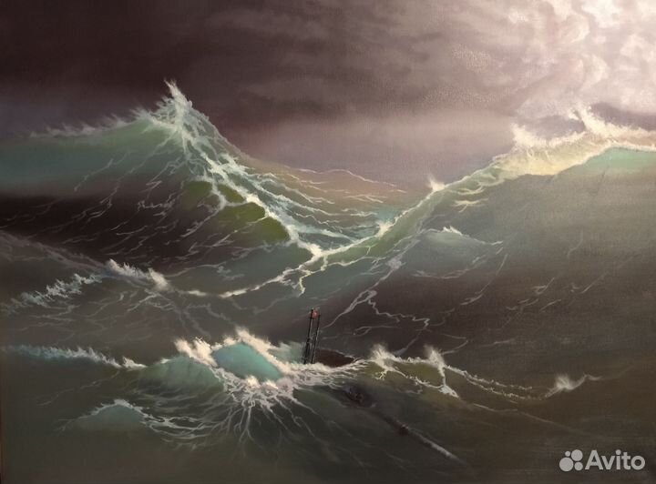 Картина маслом на холсте большая