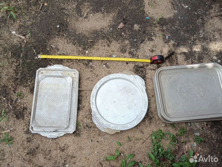 Поднос алюминиевый СССР