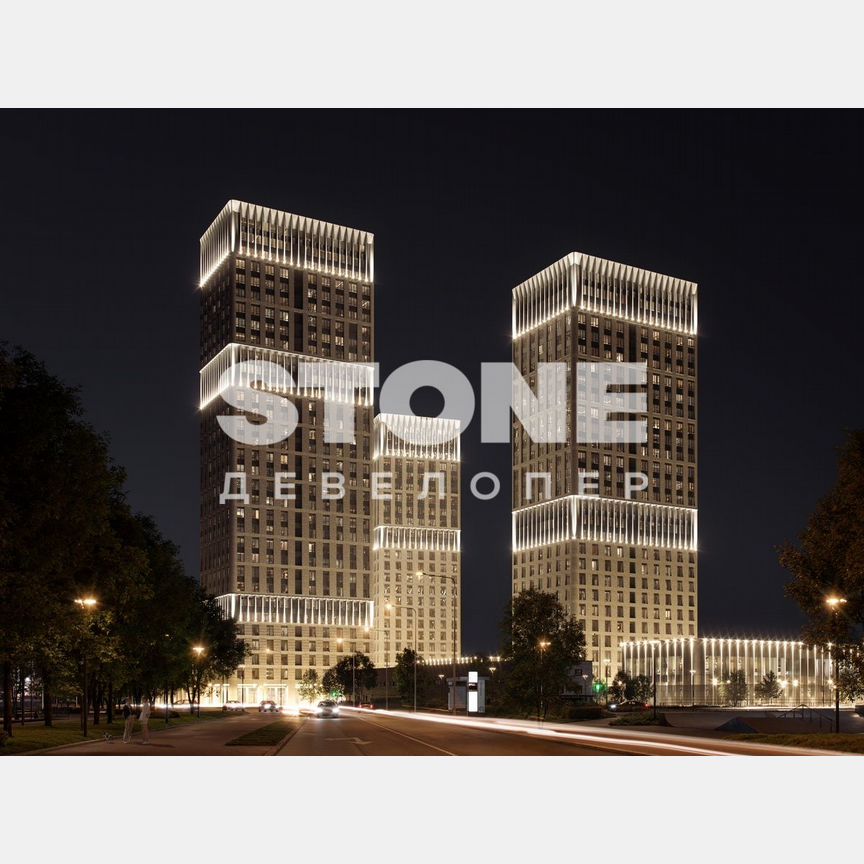 2-к. квартира, 49,8 м², 2/24 эт.