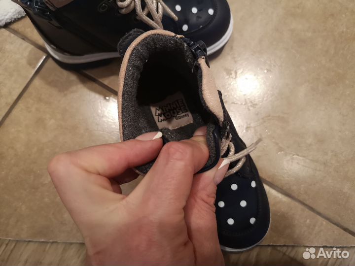 Ботинки детские демисезонные 24 р бу