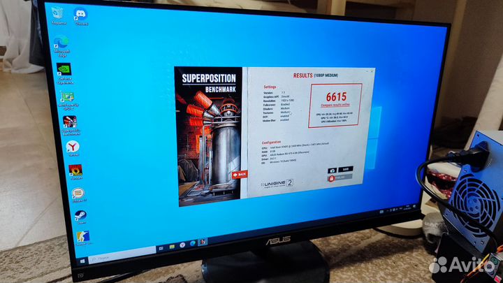 Видеокарта RX 470 4gb asus strix OC