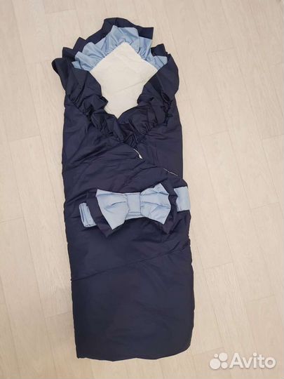 Конверт на выписку для мальчика, одеяло