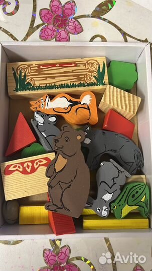 Деревянные игрушки - Сказка теремок