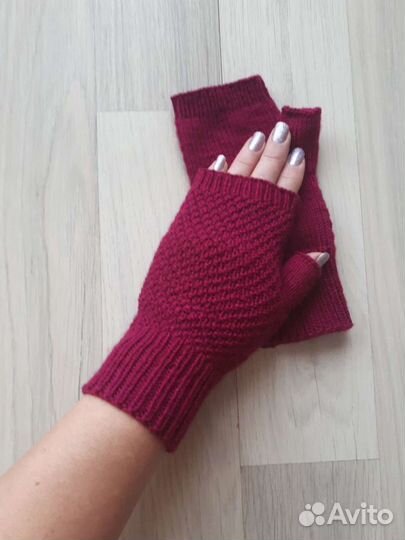 Митенки, варежки без пальцев