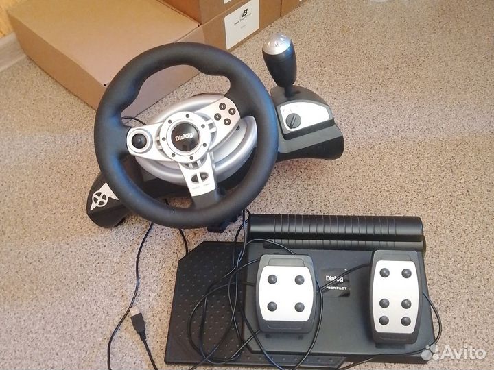 Игровой руль Dialog GW-155VR Cyber Pilot