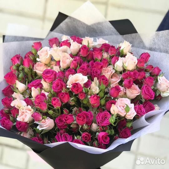 Цветы Розы Кустовые с Доставкой