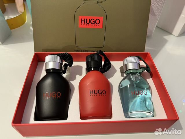 Набор мужской hugo, подарок, парфюм, духи