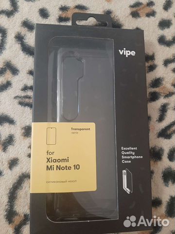 Чехол Xiaomi MI note10 силиконовый прозрачный