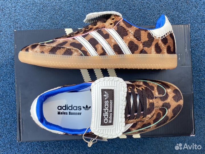 Кроссовки adidas samba wales bonner leopard