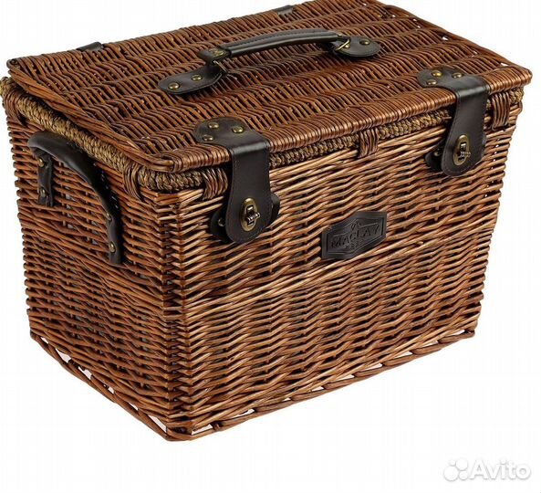 Корзина для пикника плетеная