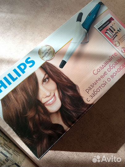 Щипцы для завивки волос philips